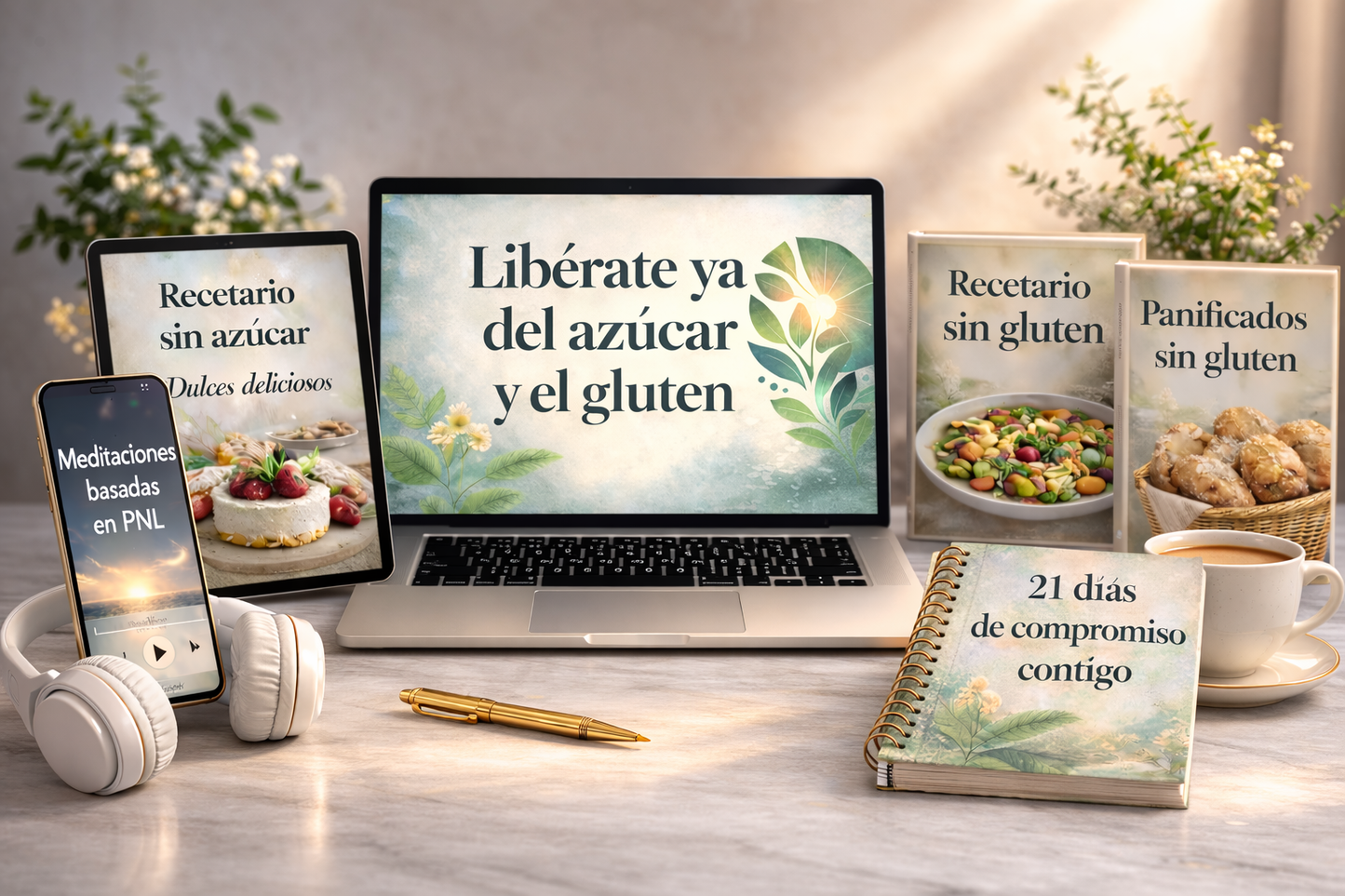 Libérate del azúcar y el gluten en 21 días · Método paso a paso respaldado por evidencia científica